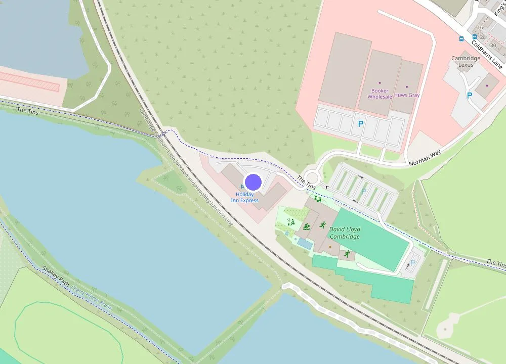 Map: Holiday Inn Express Cambridge by IHG